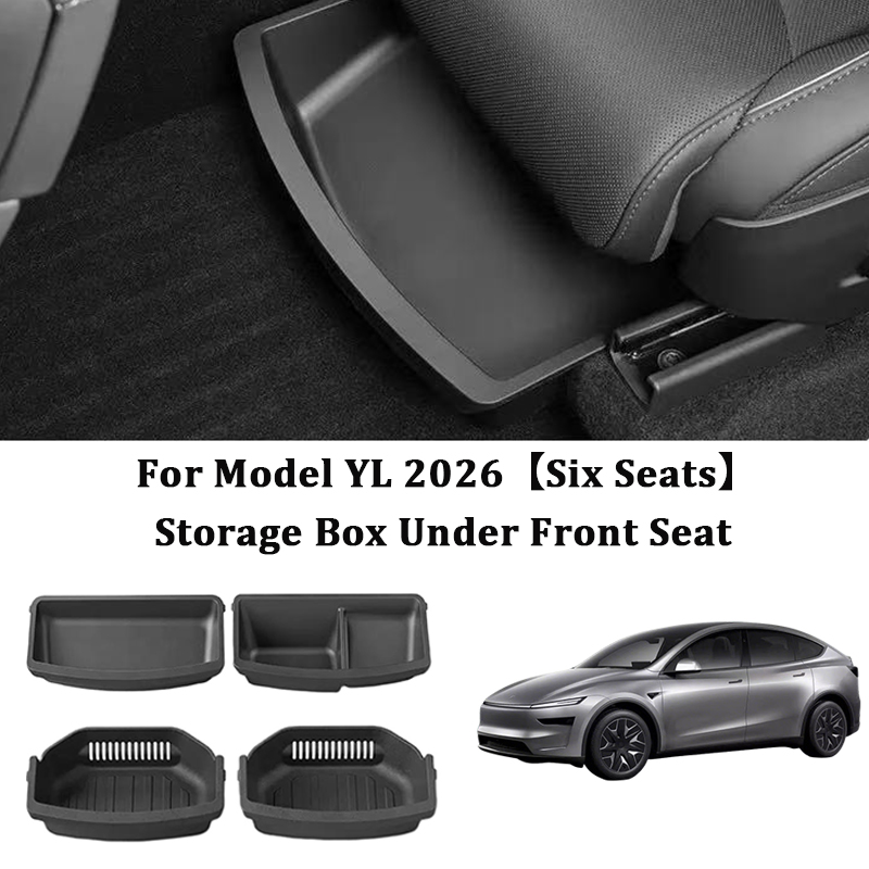 Tech Car Accessories - Органайзер-ящик под сиденье для Tesla Model