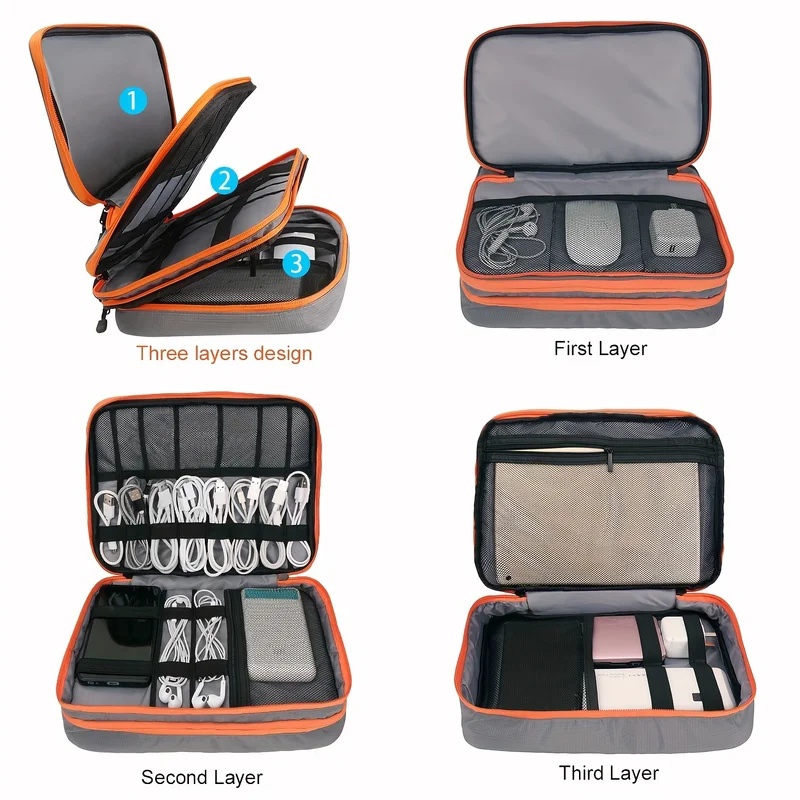 Многослойный органайзер для эл – обзор и цена Tech Accessories Case
